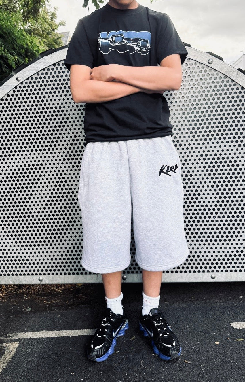Light grey baggy shorts